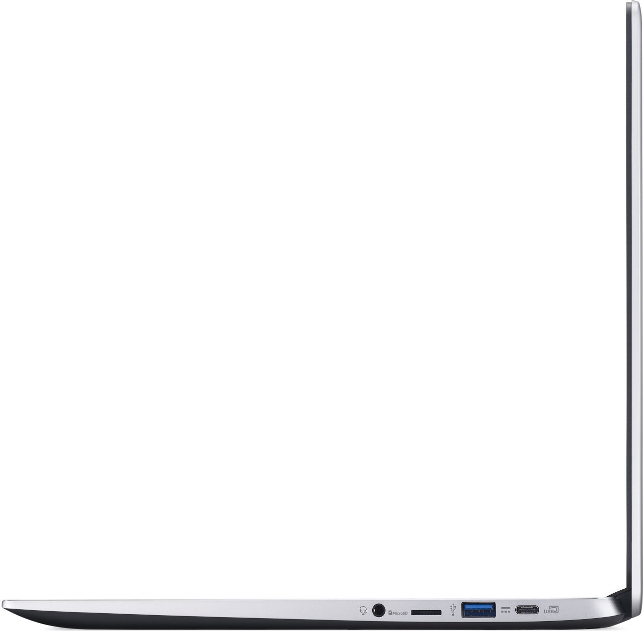 Acer Chromebook 15 CB515-1HT-P39B, Pentium N4200, 15.6" Full HD Touch, 4GB LPDDR4, 32GB Storage, Pure Silver
