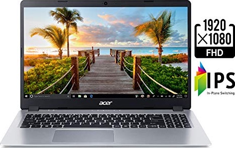 Acer Aspire 5 Slim Laptop, 15.6" Full HD IPS Display, AMD Ryzen 7 3700U, RX Vega 10 Graphics, 8GB DDR4, 512GB SSD, Backlit Keyboard, Windows 10 Home, A515-43-R6DE