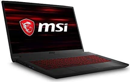 MSI GF75 17.3" Gaming Laptop, i5-10300H, 8GB, 128GB SSD+1TB