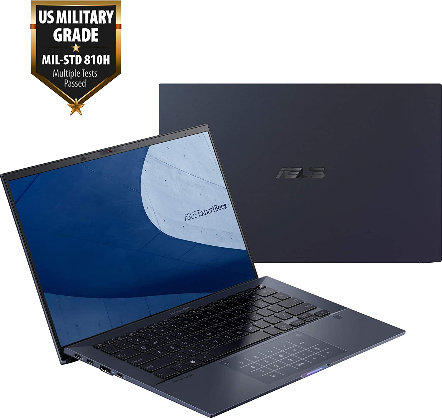 ASUS ExpertBook B9 Thin & Light Business Laptop, 14” FHD Display, Intel Core i7-1165G7 CPU, 1TB SSD, 16GB LPDDRX-RAM, Windows 10 Pro, Up to 17 Hrs-Battery Life-Sleeve, B9450CEA-XH75