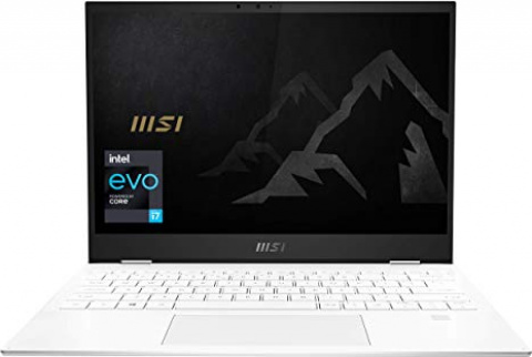 MSI Summit E13 Flip EVO Professional Laptop: 13" IPS-Level Touch Screen, Intel core i7-1185G7, Iris Xe, 32GB RAM, 1TB NVMe SSD, Win10 PRO, Pure White (A11MT-020)