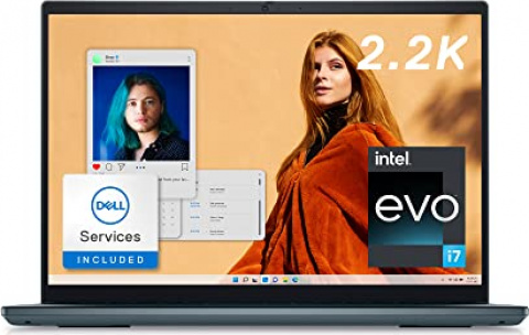 Dell Inspiron 14 Plus 7420 Laptop - 14 inch, 2.2K 16:10, Intel Core i7-12700H, 16GB DDR5 RAM, 1TB SSD, Intel Iris Xe, 2 Yr Onsite + AntiVirus, Dell Migrate, Windows 11 Pro + Office 365 - Atlantic Blue