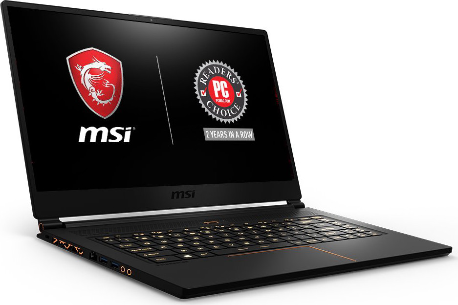 MSI GS65 Stealth THIN-051 15.6" 144Hz 7ms Ultra Thin Gaming Laptop GTX 1060 6G, i7-8750H 6 Core, 16GB RAM, 256GB SSD, RGB KB VR Ready, Metal, Black w/ Gold Diamond Cut, Win 10 Home 64bit