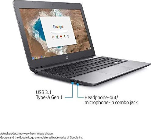 2018 HP 11.6” HD IPS Touchscreen Chromebook with 3x Faster WiFi - Intel Dual-Core Celeron N3060 up to 2.48 GHz, 4GB Memory, 16GB eMMC, HDMI, Bluetooth, USB 3.1, 12-Hours Battery Life (Renewed)