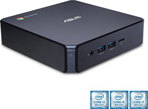 ASUS Chromebox 3-N020U Mini PC with Intel Core i7-8550U, 4K UHD Graphics and Power Over Type C Port, Star Gray