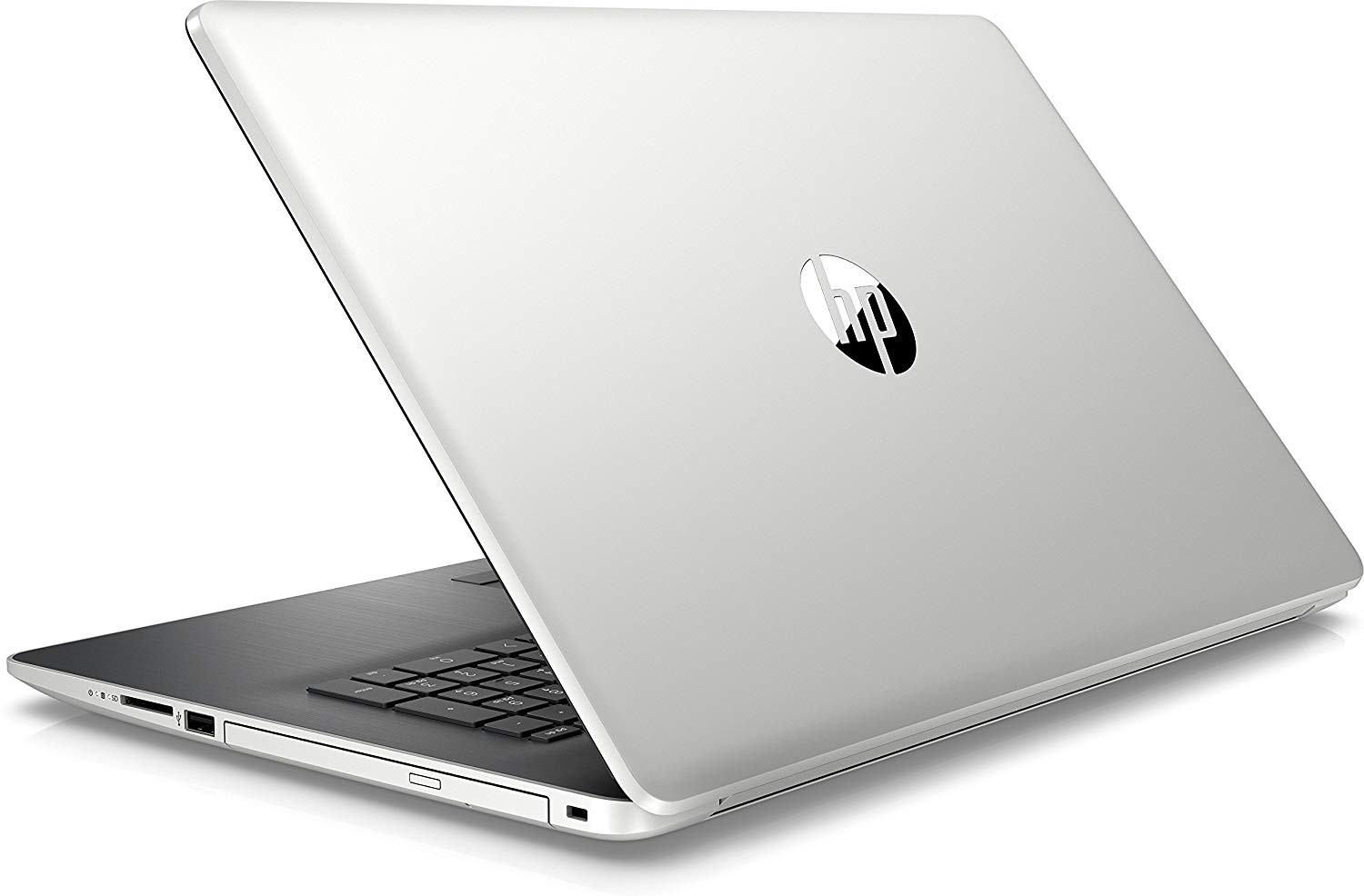 HP 17.3" HD+ Notebook, Intel Core i7-8550U Processor, 2TB Hard Drive, Optical Drive, HD Webcam, HD Audio, Windows 10 Home (Natural Silver)