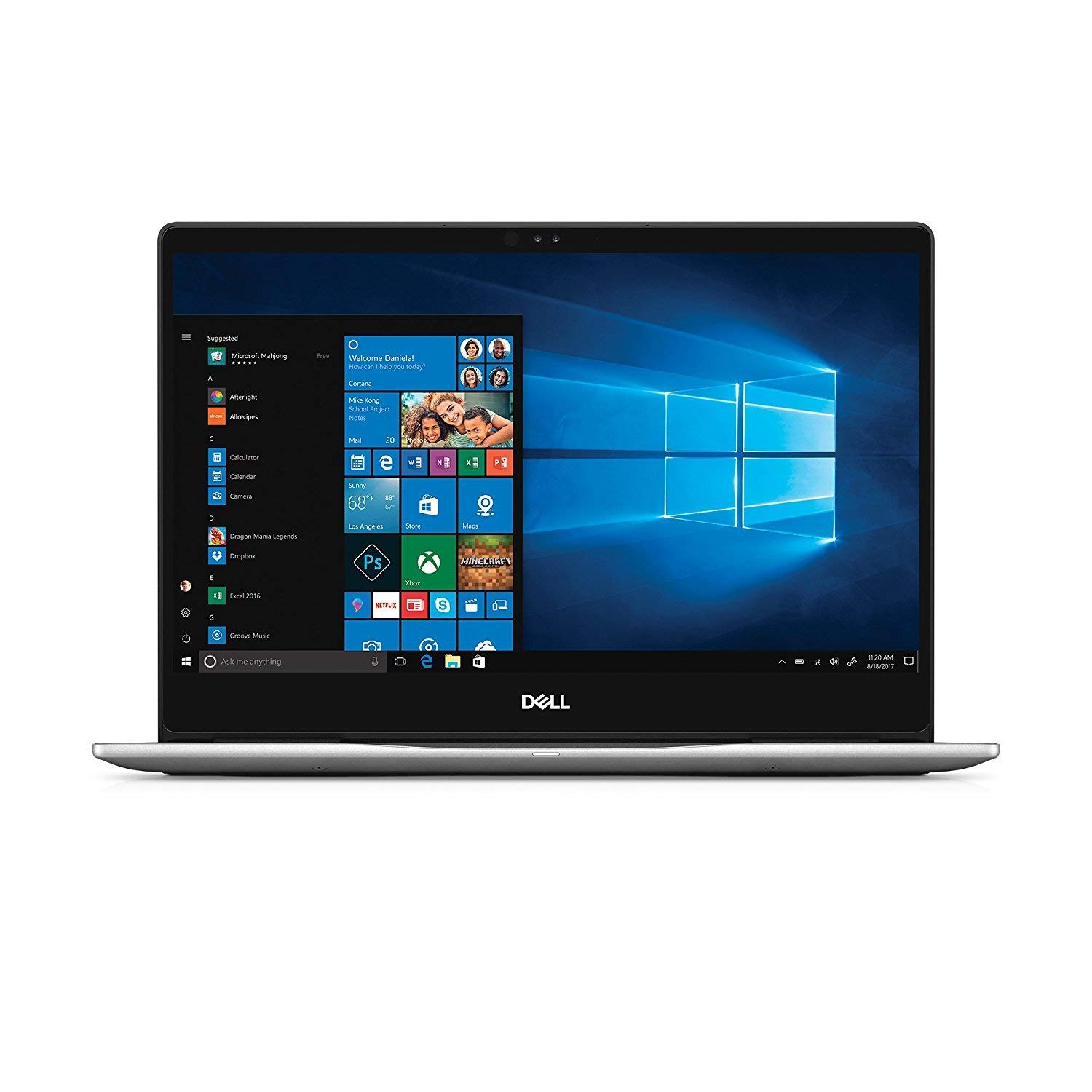 2018 New Dell Inspiron 13 7000 Premium Flagship Laptop, 13.3" FHD IPS Touchscreen, Intel Quad-Core i5-8250U (Beat i7-7500U), 8GB DDR4, 256GB SSD, Backlit Keyboard, WiFi, Bluetooth, HDMI, Windows 10