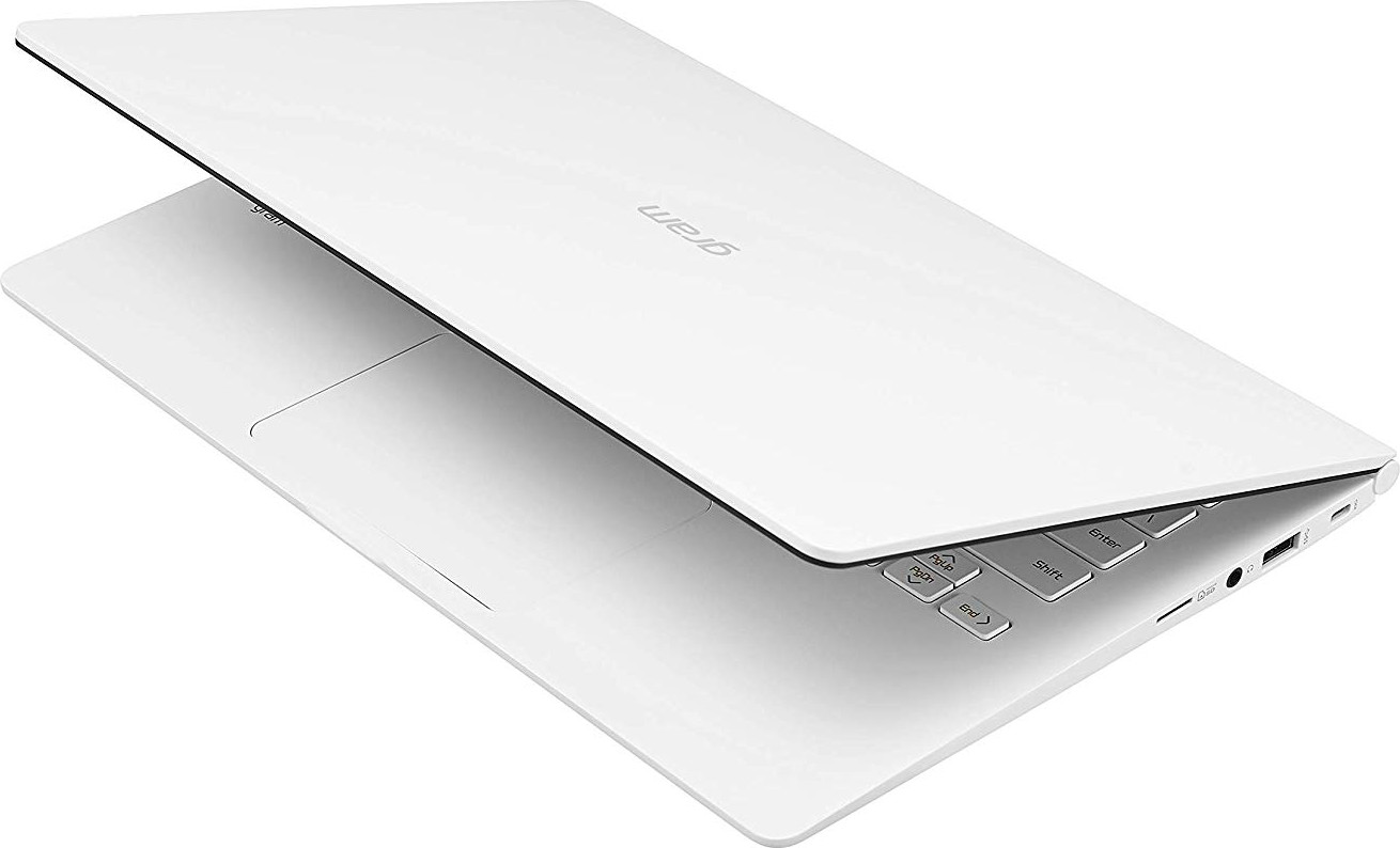 LG gram Laptop - 13.3" Full HD Display, Intel 8th Gen Core i5, 8GB RAM, 256GB SSD, 24.5 Hour Battery, 13Z990-U.AAW5U1 (2019), White