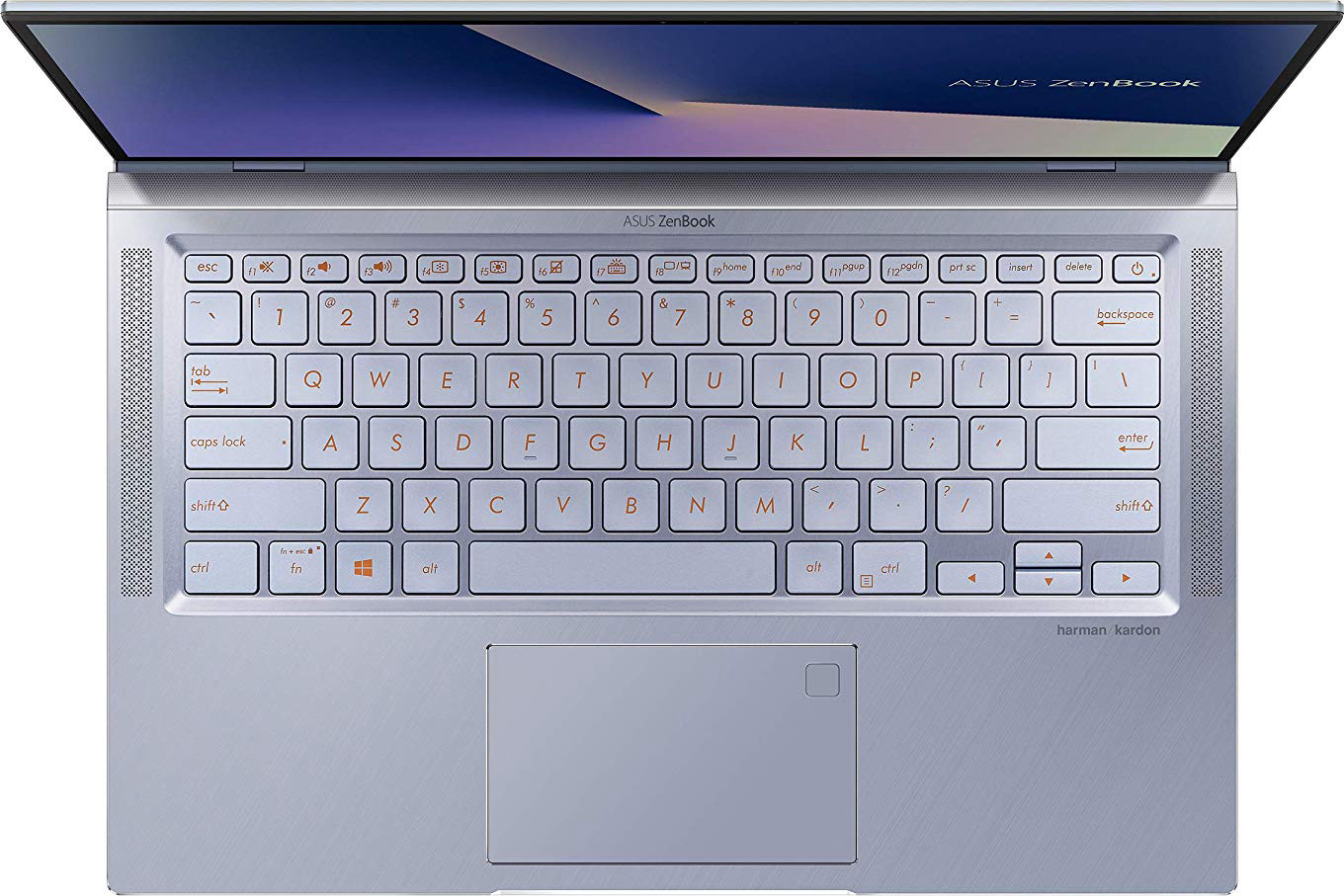 ASUS ZenBook 14 Ultra Thin & Light Laptop, 4-Way NanoEdge 14” Full HD, Intel Core i7-8565U, 8GB DDR4 RAM, 512GB NVMe PCIe SSD, Wi-Fi 5, Windows 10, Silver Blue, UX431FA-ES74