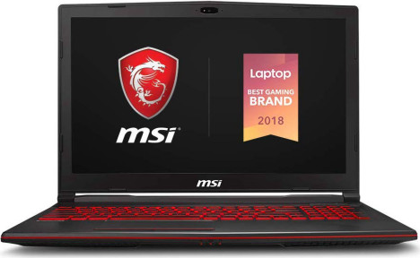 MSI GL63 8SC-059 15.6" Gaming Laptop, Intel Core i7-8750H, NVIDIA GeForce GTX1650, 8GB, 256GB Nvme SSD, Win10