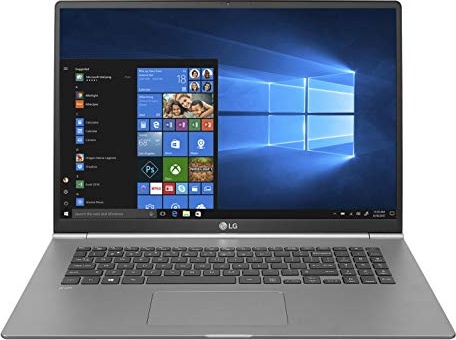 LG Gram 17Z990-R.AAS9U1 Thin and Light Laptop, 17" (2560 X 1600) IPS Display, Intel 8th Gen Core i7, 16GB RAM, 1TB (512GB x 2) Nvme SSD, Up to 19.5 Hour Battery, Thunderbolt 3, Dark Silver