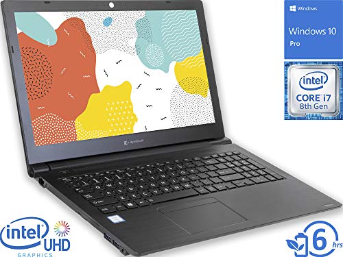 Toshiba Dynabook Tecra A50 Laptop, 15.6" FHD Display, Intel Core i7-8565U Upto 4.6GHz, 32GB RAM, 1TB NVMe SSD, DVDRW, HDMI, VGA, Card Reader, Wi-Fi, Bluetooth, Windows 10 Pro