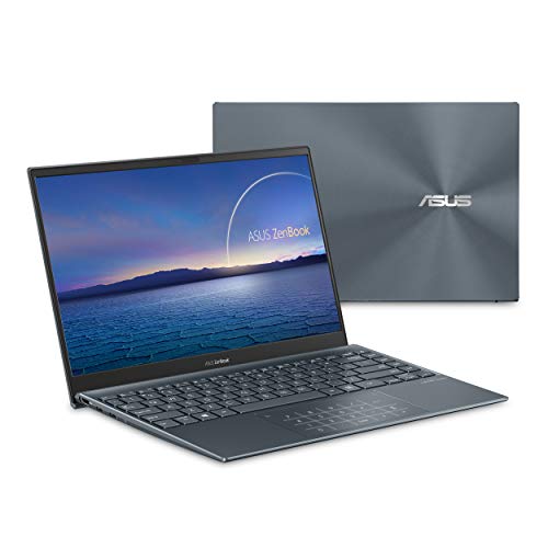 ASUS ZenBook 13 Ultra-Slim Laptop, 13.3” FHD NanoEdge Bezel Display, Intel Core i7-1165G7, 16GB LPDDR4X RAM, 1TB PCIe SSD, NumberPad, Thunderbolt 4, Wi-Fi 6, Windows 10 Home, Pine Grey, UX325EA-AH77