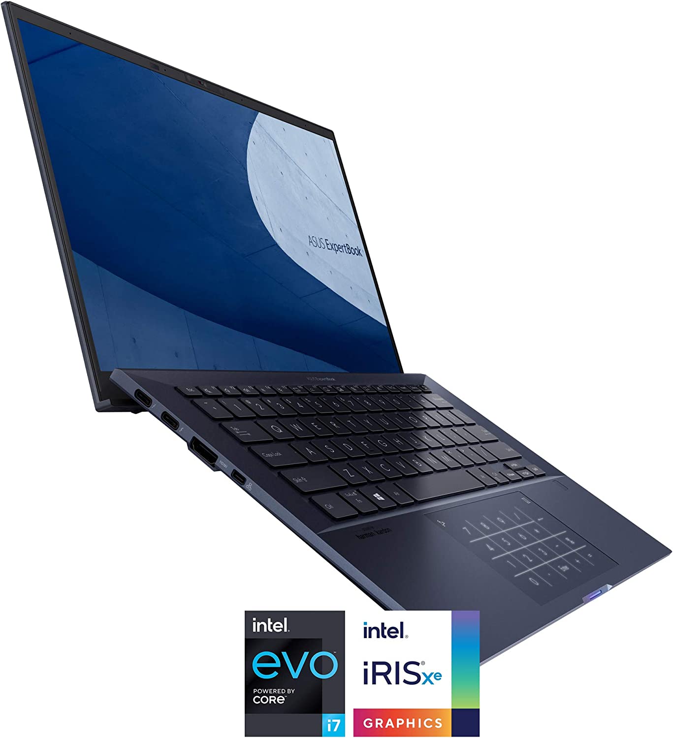 ASUS ExpertBook B9 Thin & Light Business Laptop, 14” FHD Display, Intel Core i7-1165G7 CPU, 1TB SSD, 16GB LPDDRX-RAM, Windows 10 Pro, Up to 17 Hrs-Battery Life-Sleeve, B9450CEA-XH75