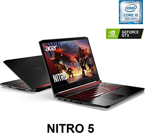 2020 Flagship Acer Nitro 5 15.6" Full HD IPS 9th Gen Intel 4-Core i5-9300H, 32GB DDR4 1TB NVMe SSD, NVIDIA GTX 1650 WiFi6 + Marxsol Accessories