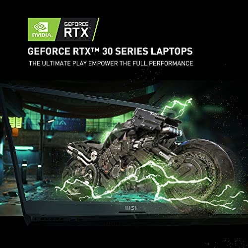MSI GL66 Gaming Laptop: 15.6" 144Hz FHD 1080p Display, Intel Core i7-11800H, NVIDIA GeForce RTX 3070, 16GB, 512GB SSD, Win10, Black (11UGK-001)