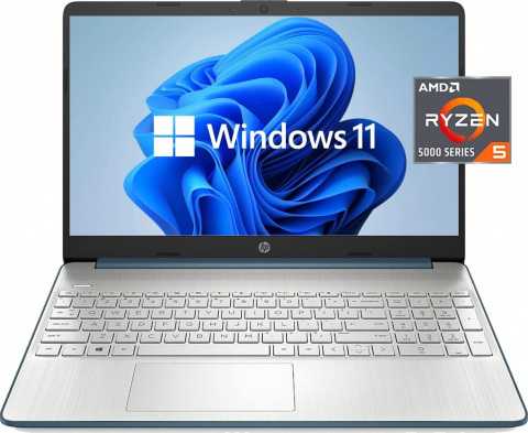 HP Pavilion 15.6" FHD Laptop (2022 Latest Model), AMD Ryzen 5 5500U (Beats i7-11370H), 16GB RAM, 512GB PCIe NVMe M.2 SSD, Thin & Portable, Micro-Edge & Anti-Glare Screen, Long Battery Life, Windows 11