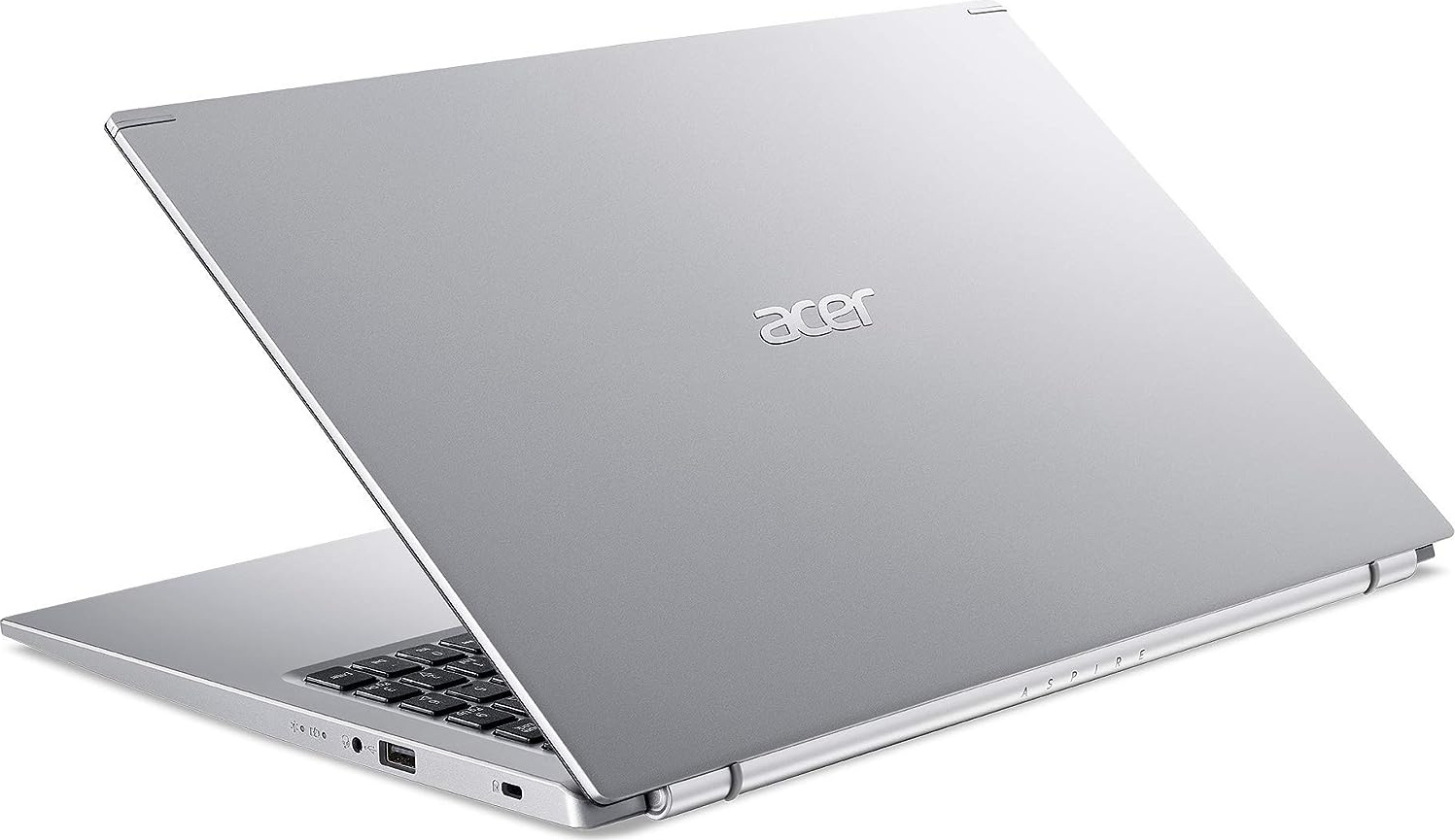 Acer Aspire 5 A515-56-347N Slim Laptop - 15.6" Full HD IPS Display - 11th Gen Intel i3-1115G4 Dual Core Processor - 8GB DDR4 - 128GB NVMe SSD - WiFi 6 - Amazon Alexa - Windows 11 Home in S Mode,Silver
