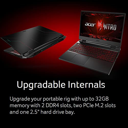 Acer Nitro 5 AN515-58-525P Gaming Laptop |Core i5-12500H | NVIDIA GeForce RTX 3050 Laptop GPU | 15.6" FHD 144Hz IPS Display | 8GB DDR4 | 512GB PCIe Gen 4 SSD | Killer Wi-Fi 6 | Backlit Keyboard, Black