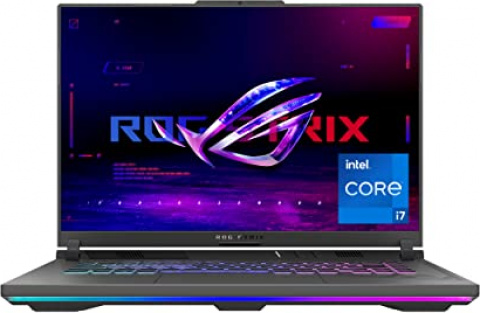 ASUS ROG Strix G16 (2023) Gaming Laptop, 16” 16:10 FHD 165Hz, GeForce RTX 4060, Intel Core i7-13650HX, 16GB DDR5, 512GB PCIe SSD, Wi-Fi 6E, Windows 11, G614JV-AS73, Eclipse Gray